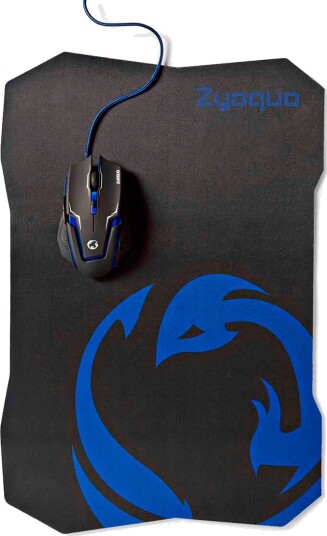Nedis Gamingmus med Musematte Svart