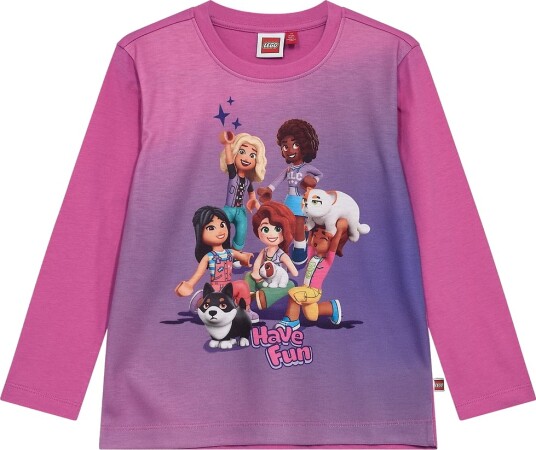 LEGO® Friends T skjorte   LWTuna 602   Rosa/Lilla   LEGO® Wear   9 år (134)   T skjorte