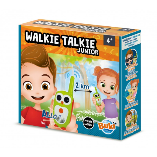 Buki Walkie Talkie Junior Walkie Talkie For Barn 4 År Grønn Oransje