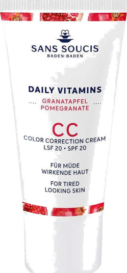 Sans Soucis Daily Vitamins CC Color Correction Cream SPF 20 For Tired