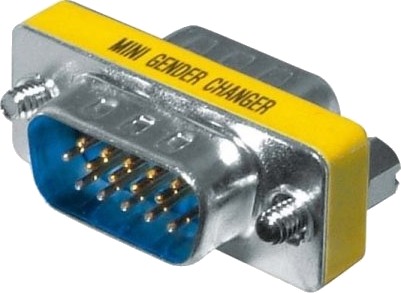 Tecline Vga M/M, Vga, Vga, Blå, Rustfritt Stål, Gul