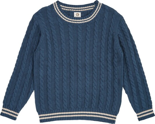 Müsli Genser Strikk Navy Müsli 6 år (116) Genser Blå Marineblå