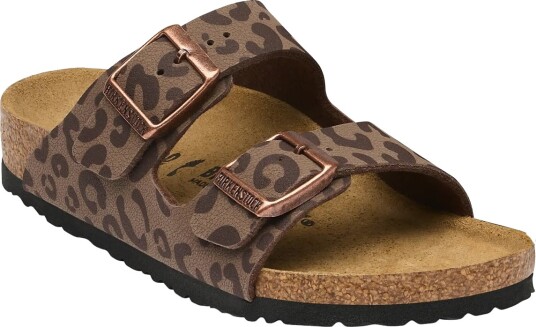 Birkenstock Arizona Kids Bfbc Print Leo Mocca Brown 32