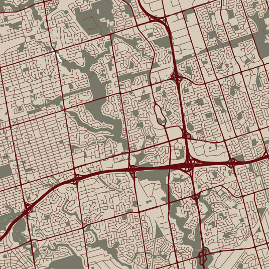 Toronto Kart av Illux Toronto Kart av Illux