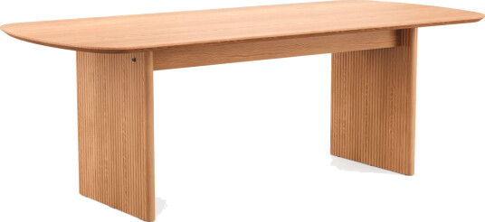 Alma rektangulært spisebord 220x100 cm finér Eik