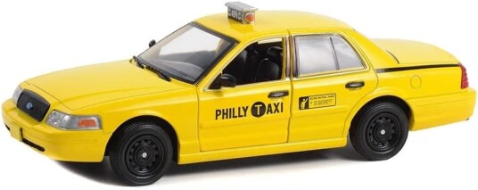 Greenlight 1999 Ford Crown Victoria Philly Taxi Creed 2015 Movie 1:24 Scale Diecast Model Car Yellow Greenlight 1999 Ford Crown Victoria Philly Taxi Creed 2015 Movie 1:24 Scale Diecast Model Car Yellow