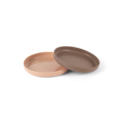 dantoy TINY BIO barnesett med tallerkener, sand farger/brun