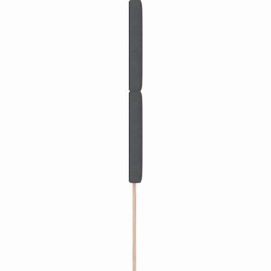 Hodegavl Enkel Design Mørkegrå 100 cm Corduroy Stoff