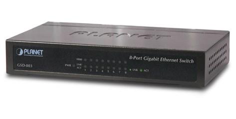 PLANET GSD-803 Switch 8 ts