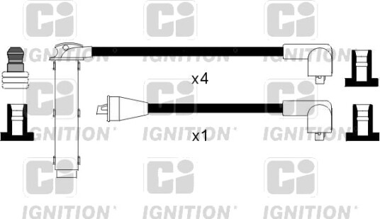 Tennplugg kabelsett QUINTON HAZELL XC101
