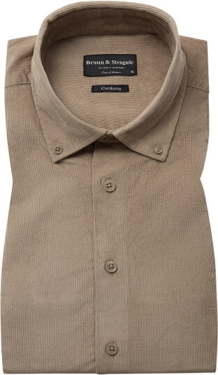 Bruun & Stengade Bs Osei Casual Modern Fit Shirt Beige M Bruun & Stengade Bs Osei Casual Modern Fit Shirt Beige M