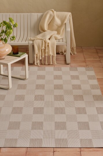 Ellos Home Utendørs teppe Monterosso Beige Ellos Home Utendørs teppe Monterosso Beige