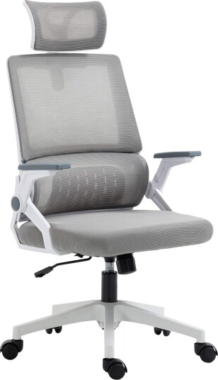 Ergonomisk kontorstol med justerbar korsryggstøtte