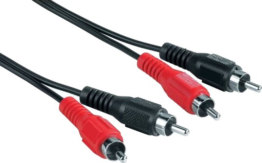 Hama RCA Lydkabel 2,5 Meter Svart