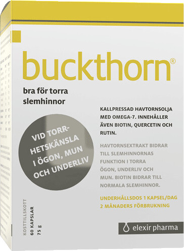 Buckthorn (Tindvedekstrakt), 60 kapsler Buckthorn (Tindvedekstrakt), 60 kapsler