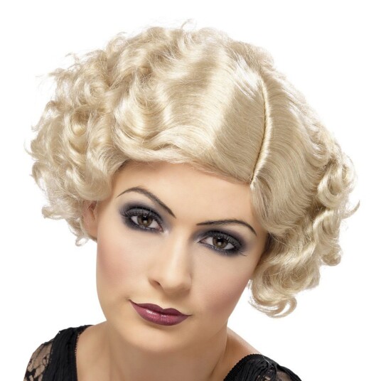 Smiffys Flirty Flapper Blond Parykk - One size Smiffys Flirty Flapper Blond Parykk - One size