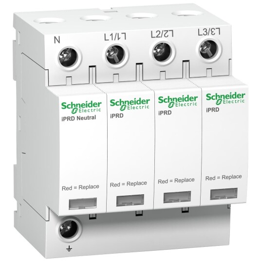 Schneider Electric A9L40601 Overspenningsvern 3 P+N for TTog TN S nettverk type 2 Stikkontakter & kabler