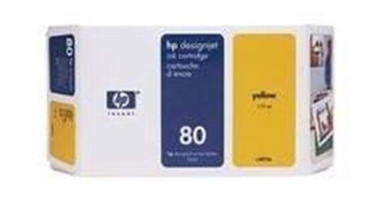 HP 80 Yellow - Blekkpatron Yellow