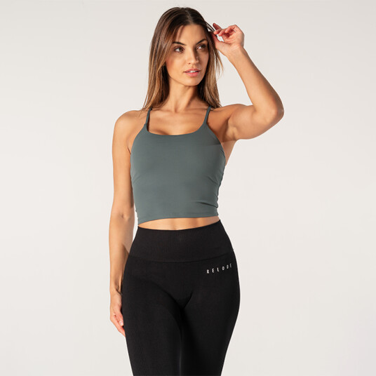 Relode Core Singlet Top, Teal Green Relode Core Singlet Top, Teal Green