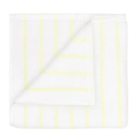 Blomus Arto håndhåndkle 100x50 cm hvit/gul tynne striper Blomus Arto håndhåndkle 100x50 cm hvit/gul tynne striper