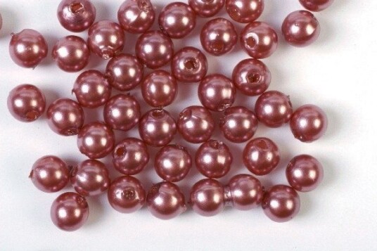 Plastpärlor 4mm 500g, Syren