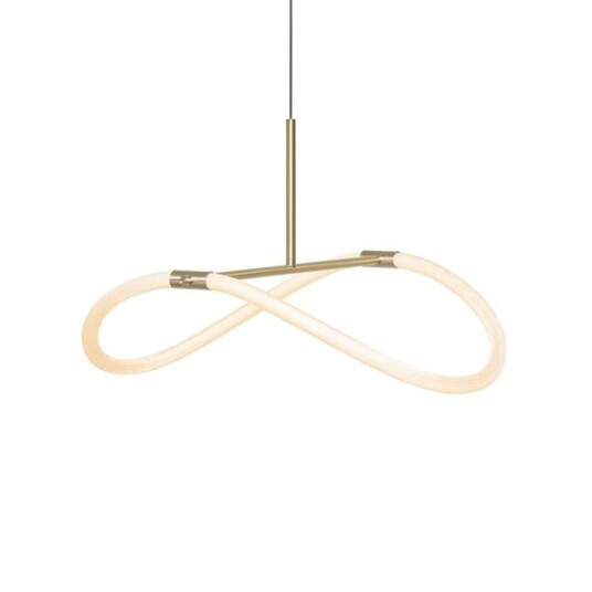 Gråbukser Levity HALO 215 Taklampe i Messing Gråbukser Levity HALO 215 Taklampe i Messing