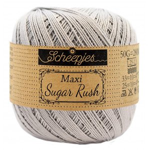 Scheepjes Maxi Sugar Rush Garn Unicolor 74 Kvikksølv