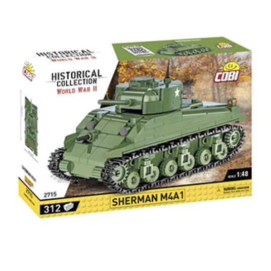 Cobi Historical Collection Byggesett 312 Deler M4a1 Sherman