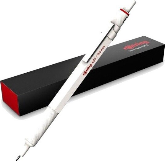Rotring 600 Mechanical Pencil Pearl White 0.5 mm Rotring 600 Mechanical Pencil Pearl White 0.5 mm