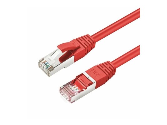 Microconnect Nettverkskabel Rj-45 Hann Til Rj-45 Hann 20 M Sftp Pimf Cat 6 Halogenfri Flertrådet Rød