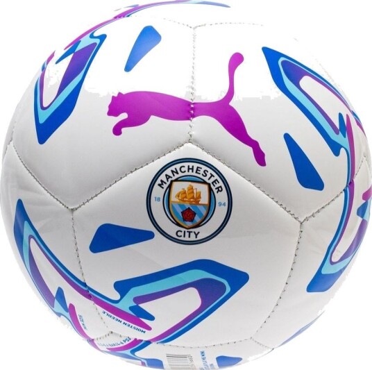 PUMA Fotball Manchester City Stellar Play Mini Hvit/Multicolor