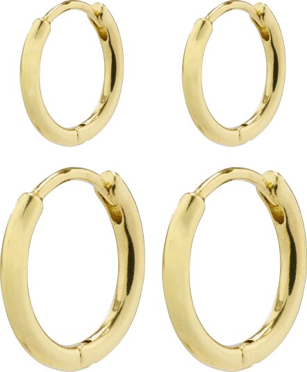 Pilgrim 61221-2003 ARIELLA Huggie Hoop Earrings 2 In 1 Set 1 set Pilgrim 61221-2003 ARIELLA Huggie Hoop Earrings 2 In 1 Set 1 set