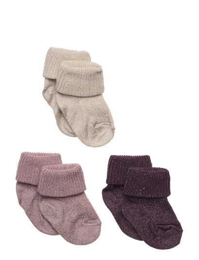 mp Denmark Ida Glitter Socks - 3-Pack - Multi/patterned - 19/21 mp Denmark Ida Glitter Socks - 3-Pack - Multi/patterned - 19/21