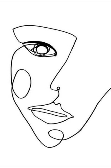 Malerifabrikken Poster Face Line 2 1589015-01-48 Malerifabrikken Poster Face Line 2 1589015-01-48