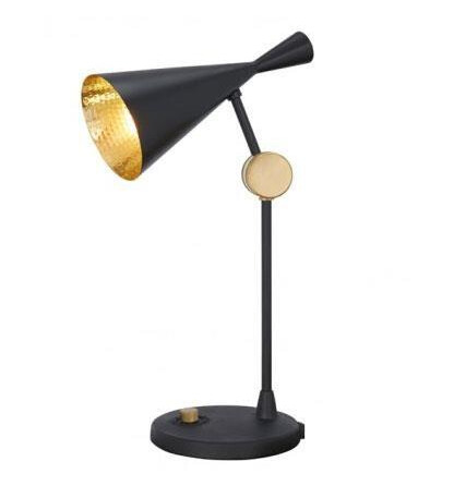 Tom Dixon Beat Bordlampe Beat Sort & Messing