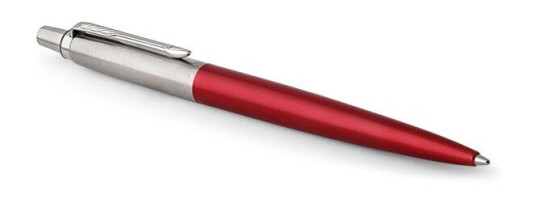 Parker Jotter Ballpoint Pen  Kensington Rød  Medium Point Blå Ink  Gift Box