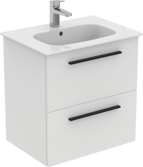 IDEAL STANDARD I.LIFE A BADEROMSMØBEL 640X460 MATT HVIT M/SORT HÅNDTAK IDEAL STANDARD I.LIFE A BADEROMSMØBEL 640X460 MATT HVIT M/SORT HÅNDTAK