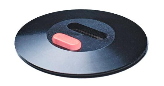 OCHNO Socket with RGB Button - USB-C outlet w. locking screw 1m cable in Black
