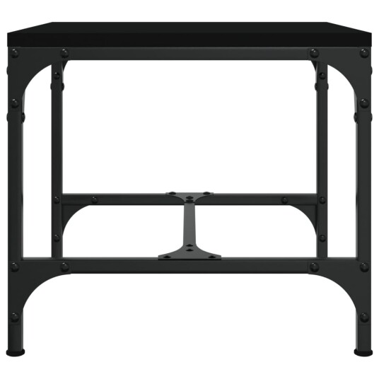 vidaXL Salongbord svart 50x50x35 cm konstruert tre