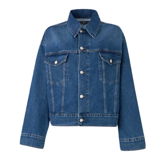 7 For All Mankind Dame Jakker Blå S,