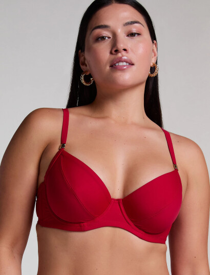 Hunkemöller Luna Demi Uf - Red - B x 70
