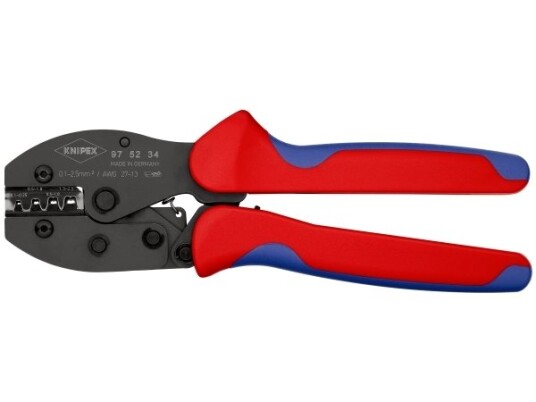 Knipex PreciForce Krympetenger 195 mm Stål med Flerkomponent-Grep