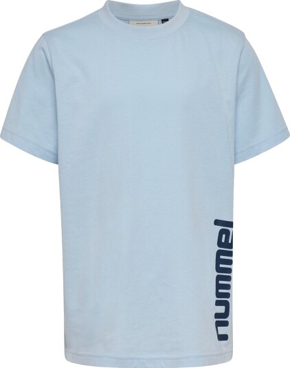 Hummel T skjorte hmlJR Grafikk Skyway/Dress Blue Hummel 11 12 år (146 152) T skjorte Blå Lyseblå Marineblå