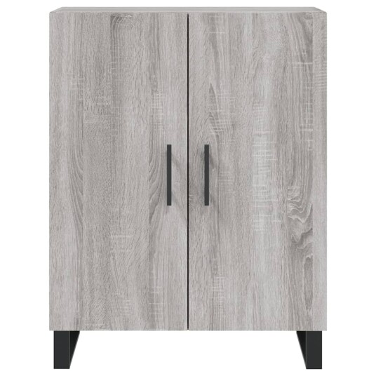 vidaXL Skjenk grå sonoma 69,5x34x90 cm konstruert tre