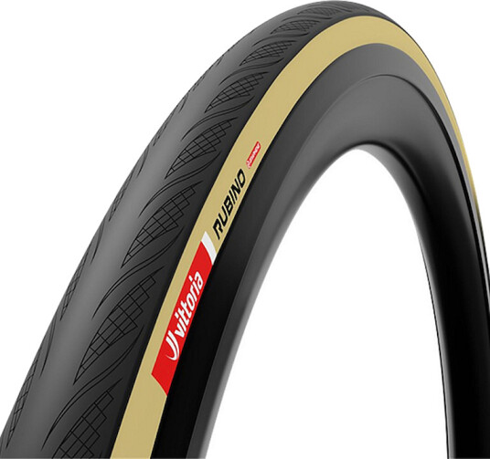 Vittoria Rubino V G2 tube road foldedekk 700x32c svart/brun Vittoria Rubino V G2 tube road foldedekk 700x32c svart/brun