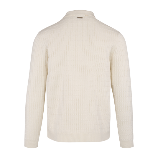 Dorian Sweater Cream L Cable knit sweater