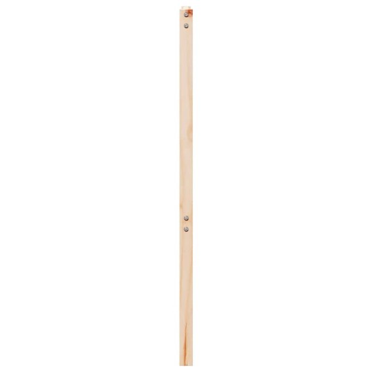 vidaXL Sengegavl 141x4x100 cm heltre furu