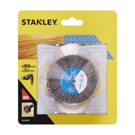 Stanley Lamellskive aluminium 80x20mmx80k sta sta34051