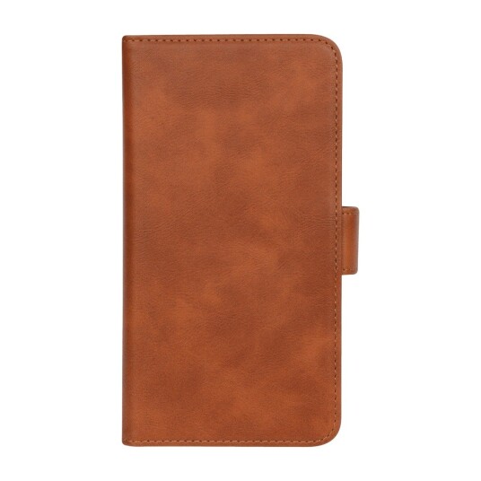 ESSENTIALS 2-I-1 LOMMEBOK-DEKSEL IPHONE XS MAX LYS BRUN