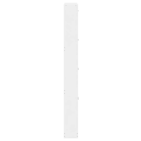 vidaXL Skoskap h?yglans hvit 59x17x150 cm konstruert tre vidaXL Skoskap h?yglans hvit 59x17x150 cm konstruert tre